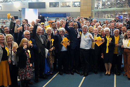 A team photo of the Sheffield Liberal Democrats