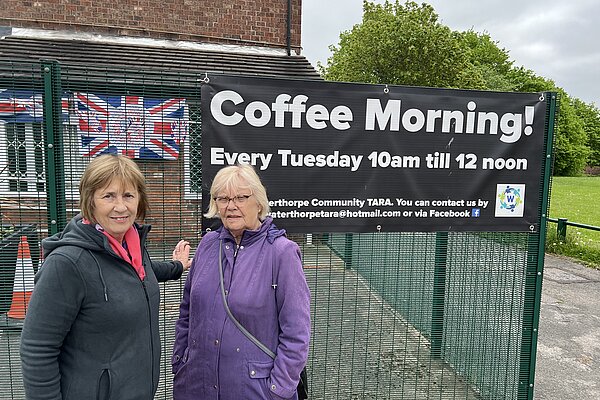 Gail Smith (left) and Glynis Chapman (right) helped set up the Waterthorpe TARA