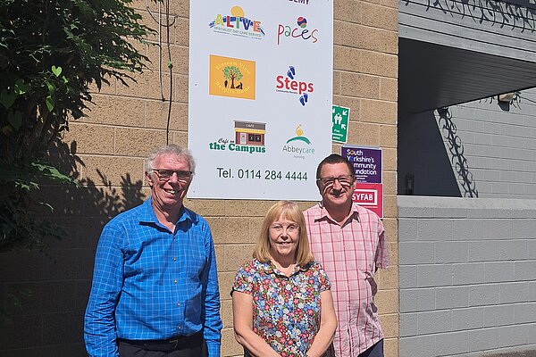 Mike (left) Ann (middle) and Allan (right) at HGDT